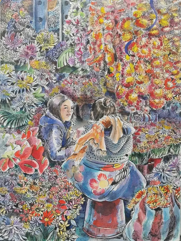The Flower Shop in Baguio （バギオの花屋さん）