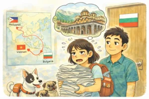 フィリピン人がブルガリアに行くのは大変！