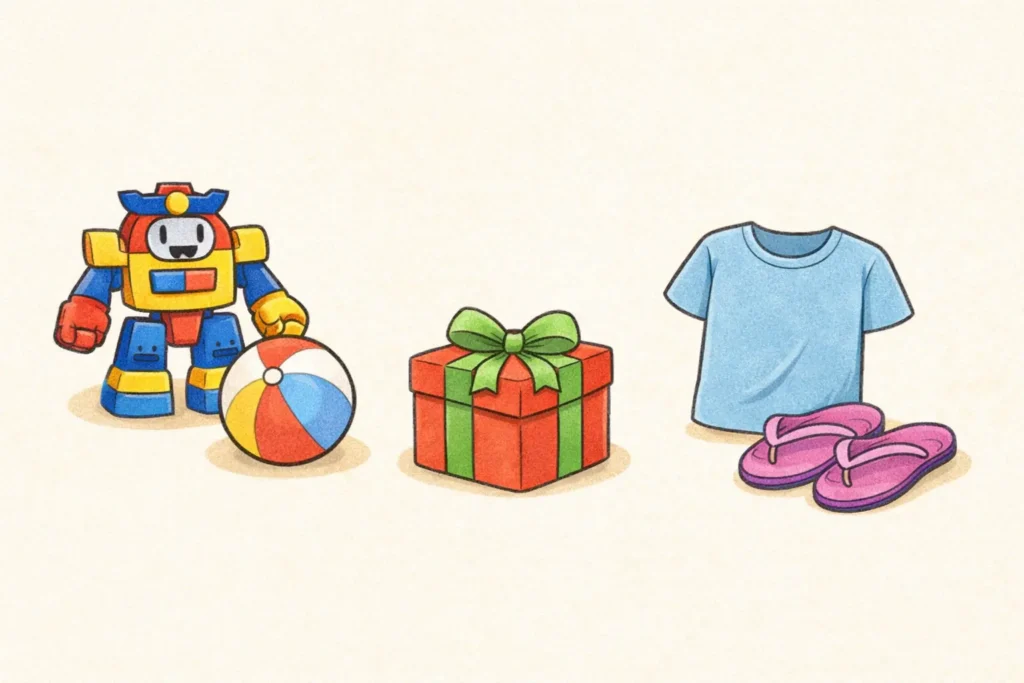 子どもにはシンプルなギフト