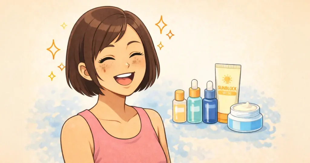 40代で肌が「老けたかも？」と感じた私が、スキンケアのやりすぎに気づいて見直したこと