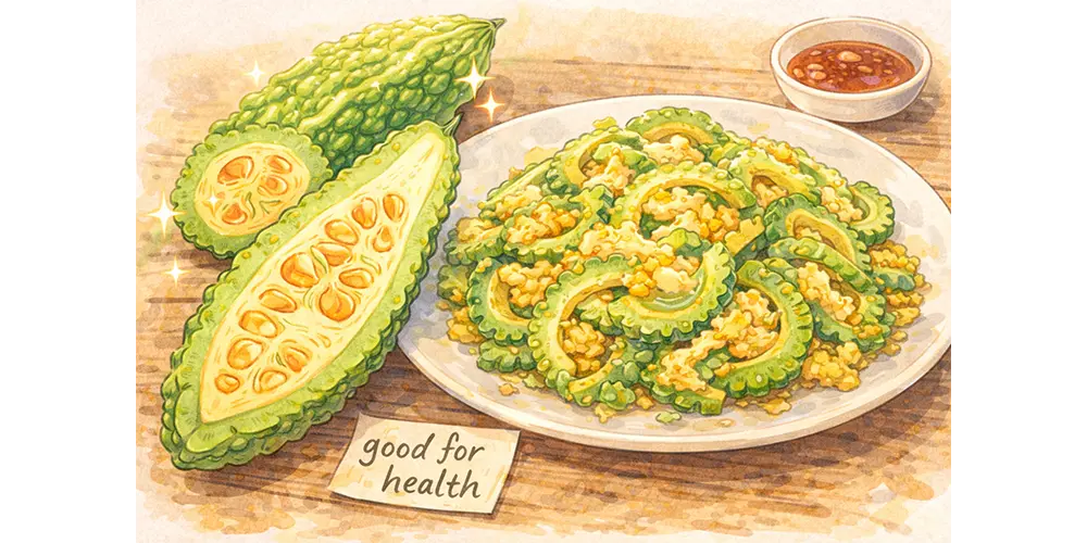 アンパラヤ（ゴーヤ）は薬代わりとして食べられる