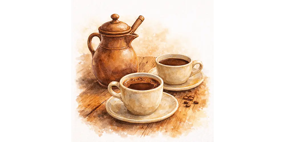 チョコレートドリンクとコーヒー。フィリピンでも生産されています。