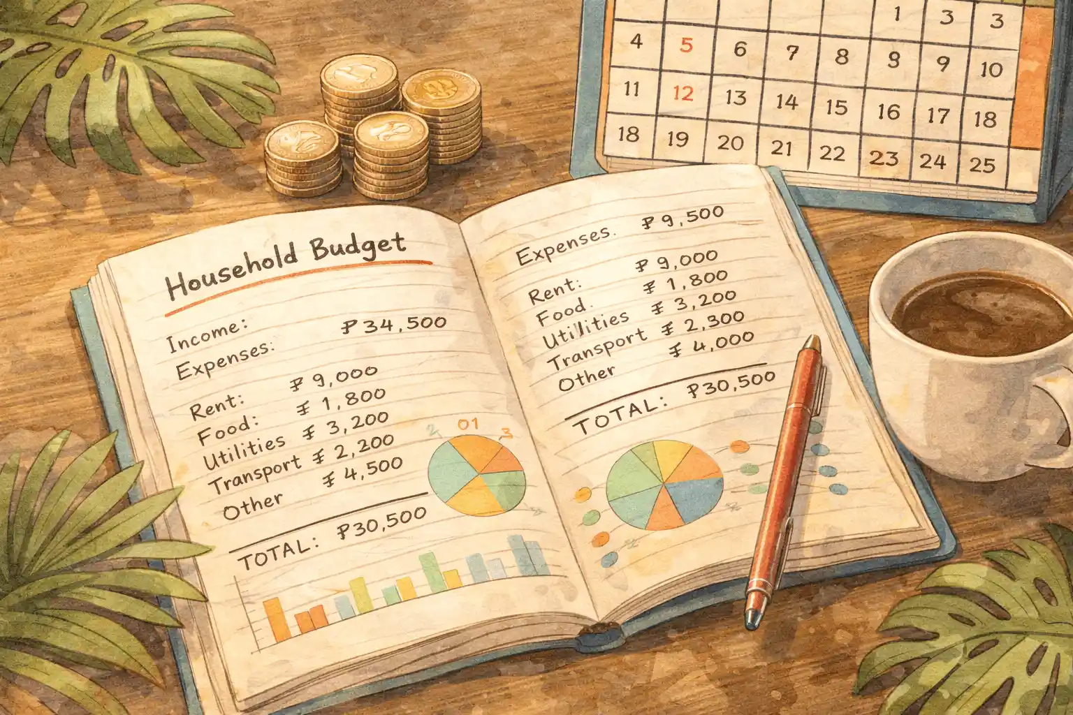 フィリピン夫婦2人暮らしの生活費