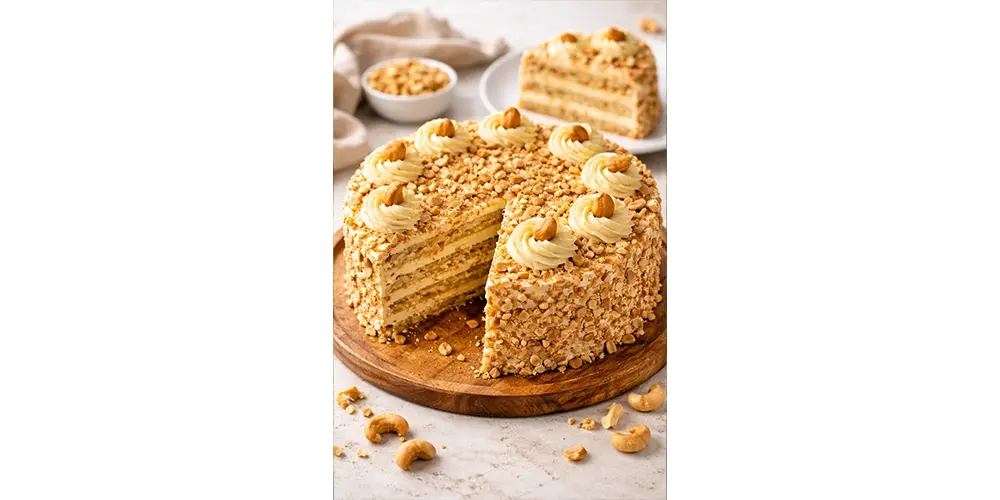 Sans Rival is a cake from the Philippines. It means invincible in French.