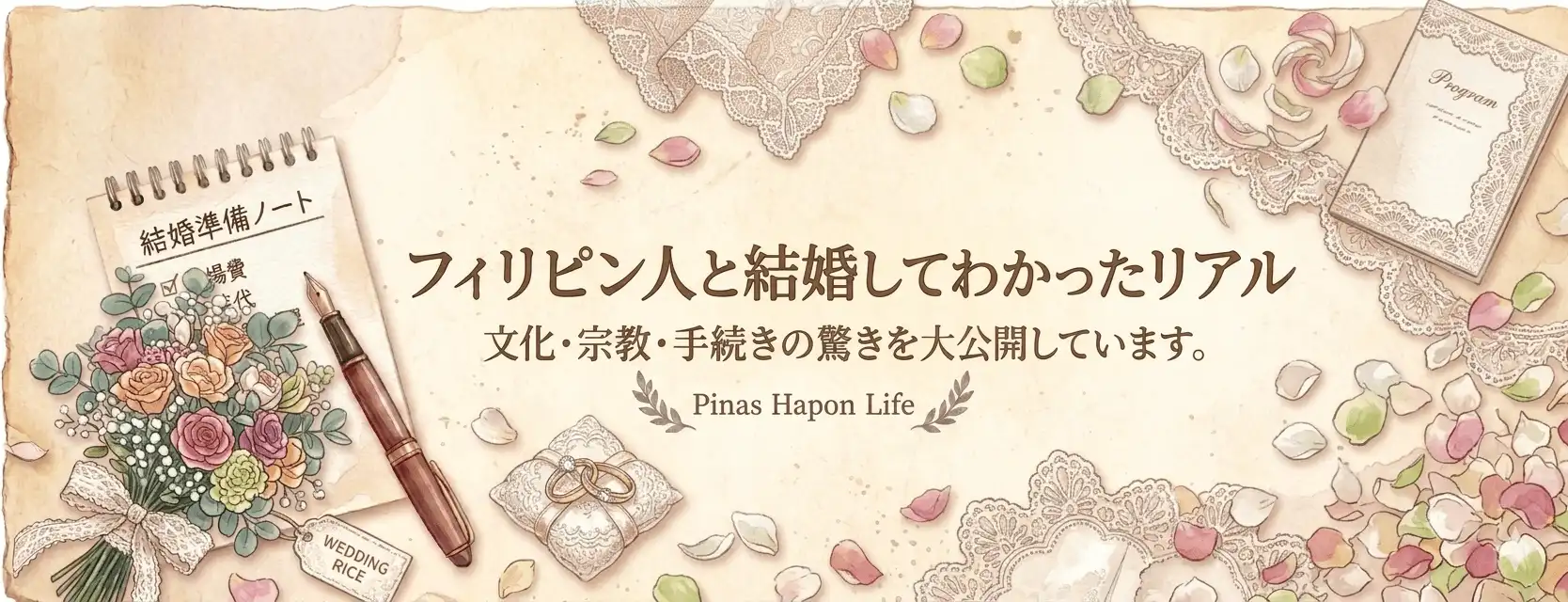 フィリピン人と結婚してわかったリアル｜文化・宗教・お金の違いまとめ