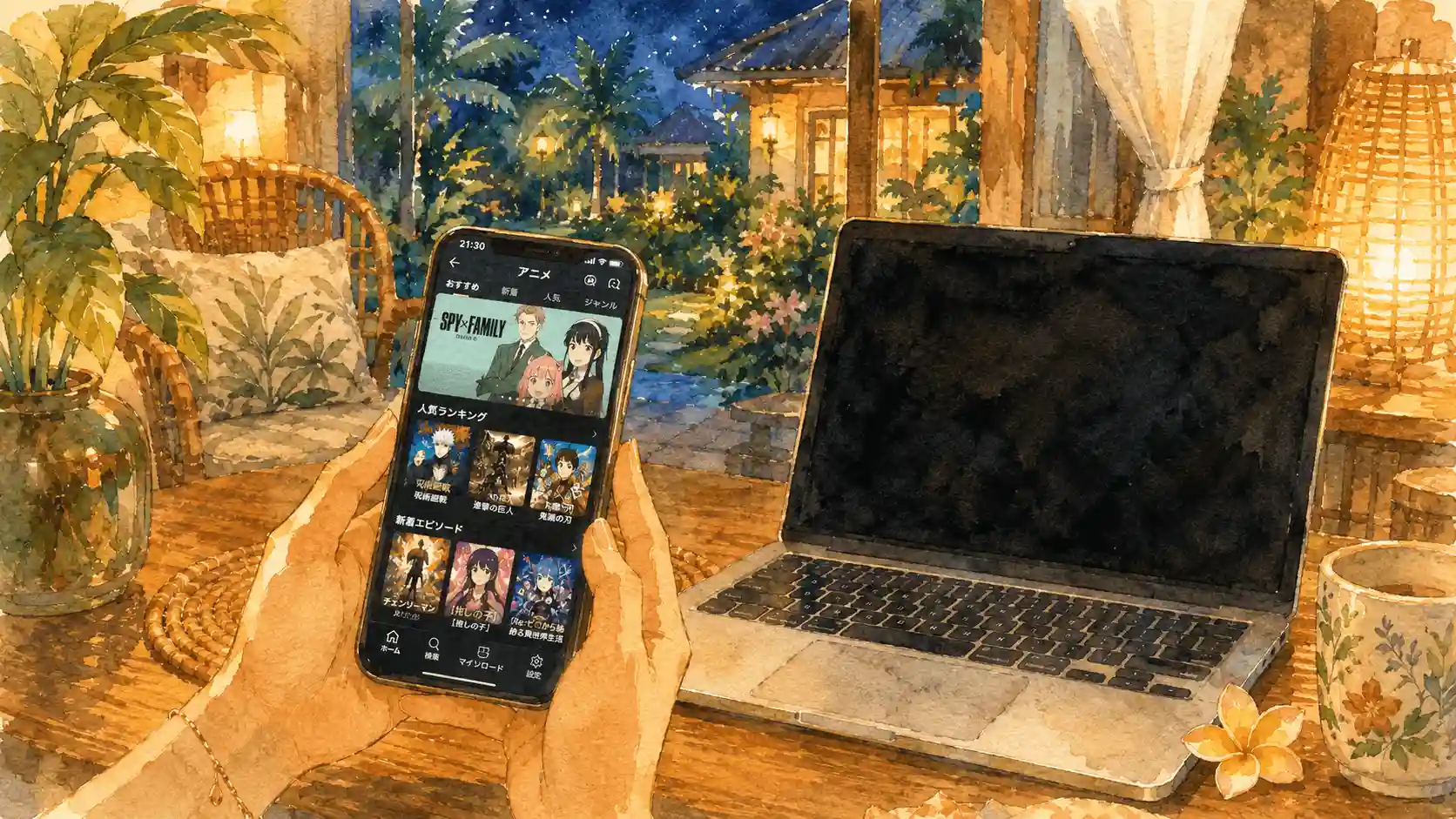 フィリピンの夜にNetflixが見たい|スマホとPC、実測で比べた